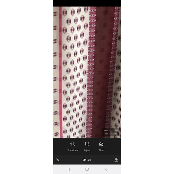 Old Navy Sheer Shirt Women's 2X Burgundy Polka Dot - Picture 3 of 3